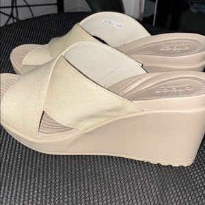 Crocs wedge sandals